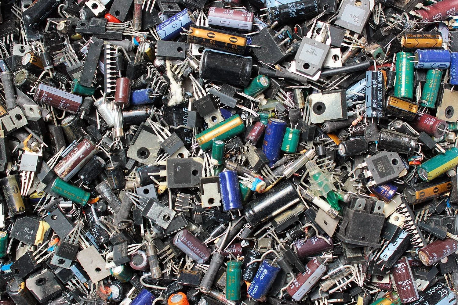 Assorted electronic components