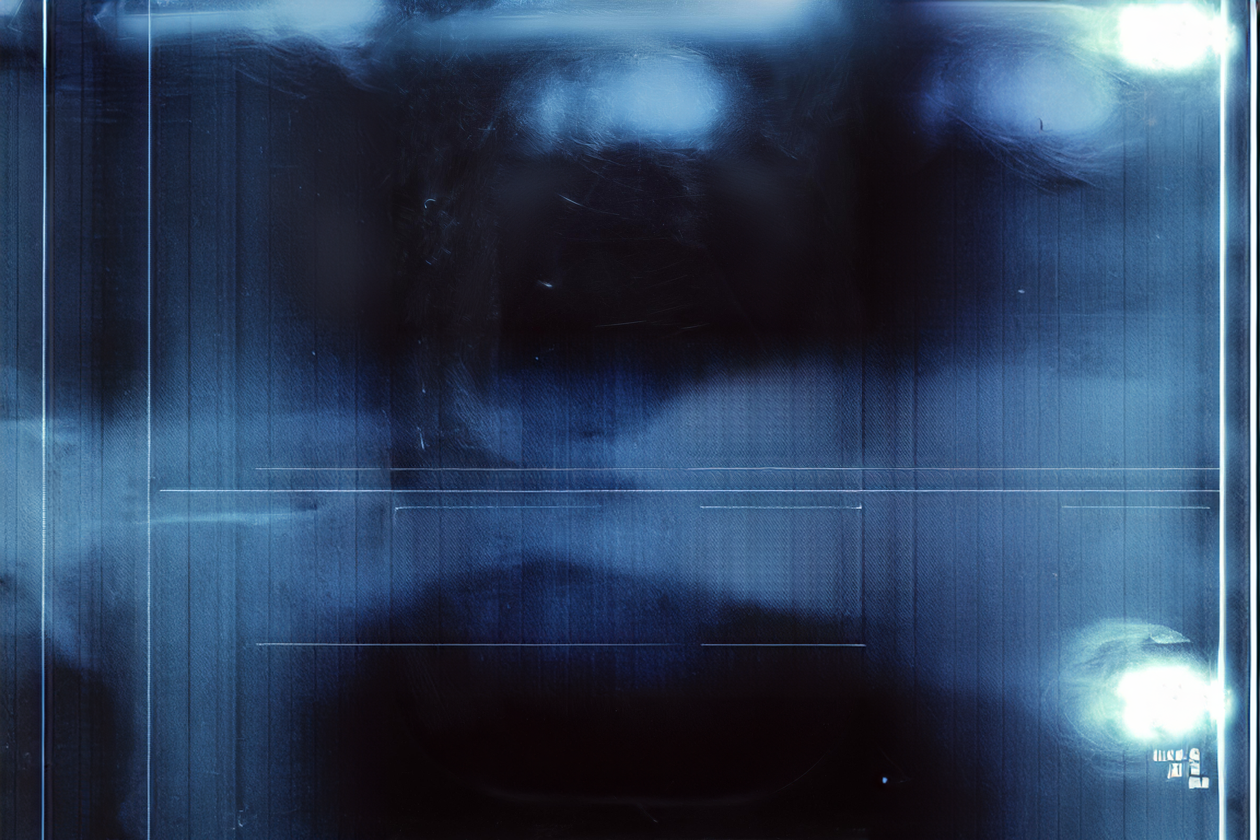 Blue X-ray film texture